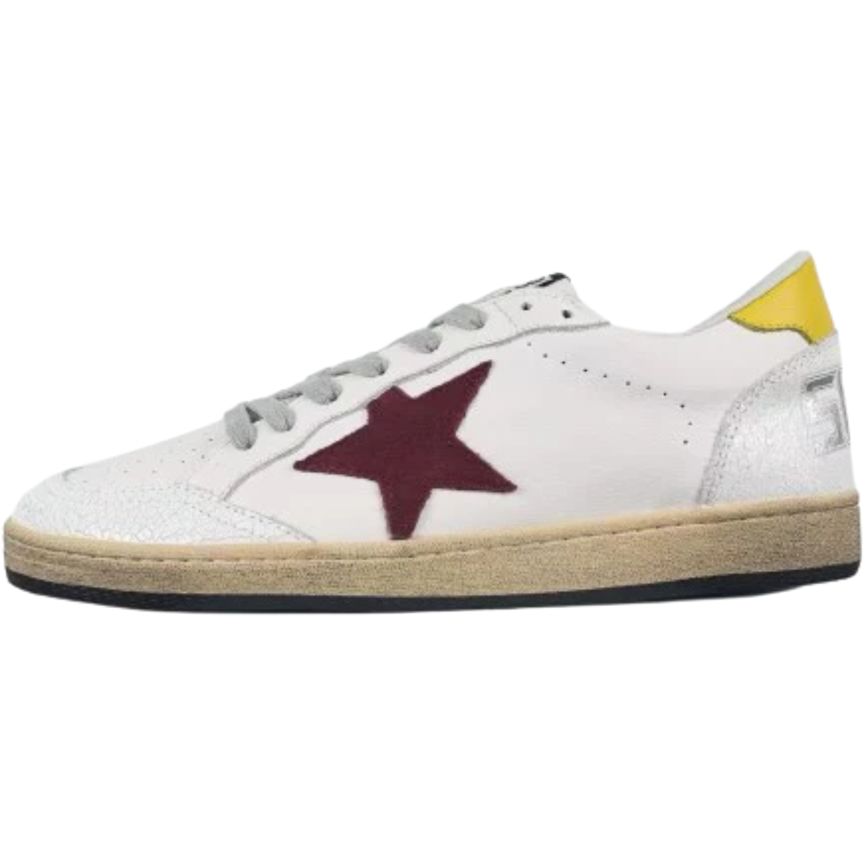 GG 'Ball-Star Red Star Yellow Heel Tab'