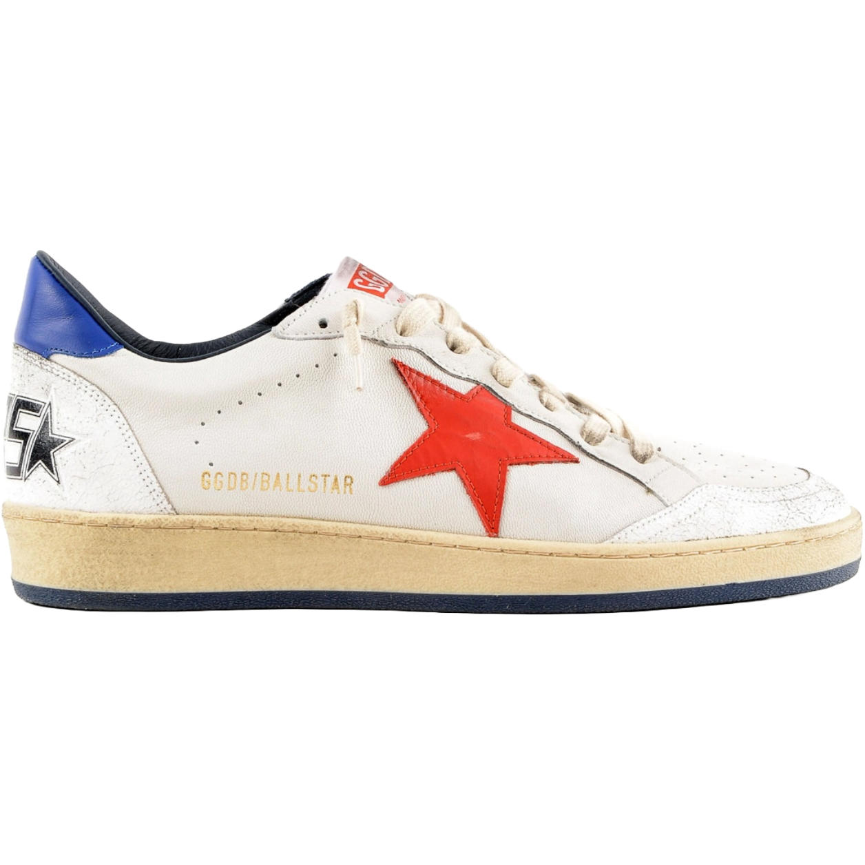 GG 'Ball-Star Red Star Blue Heel Tab'