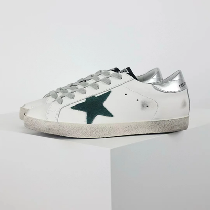 GG 'Ball-Star Green Star Silver Heel Tab'