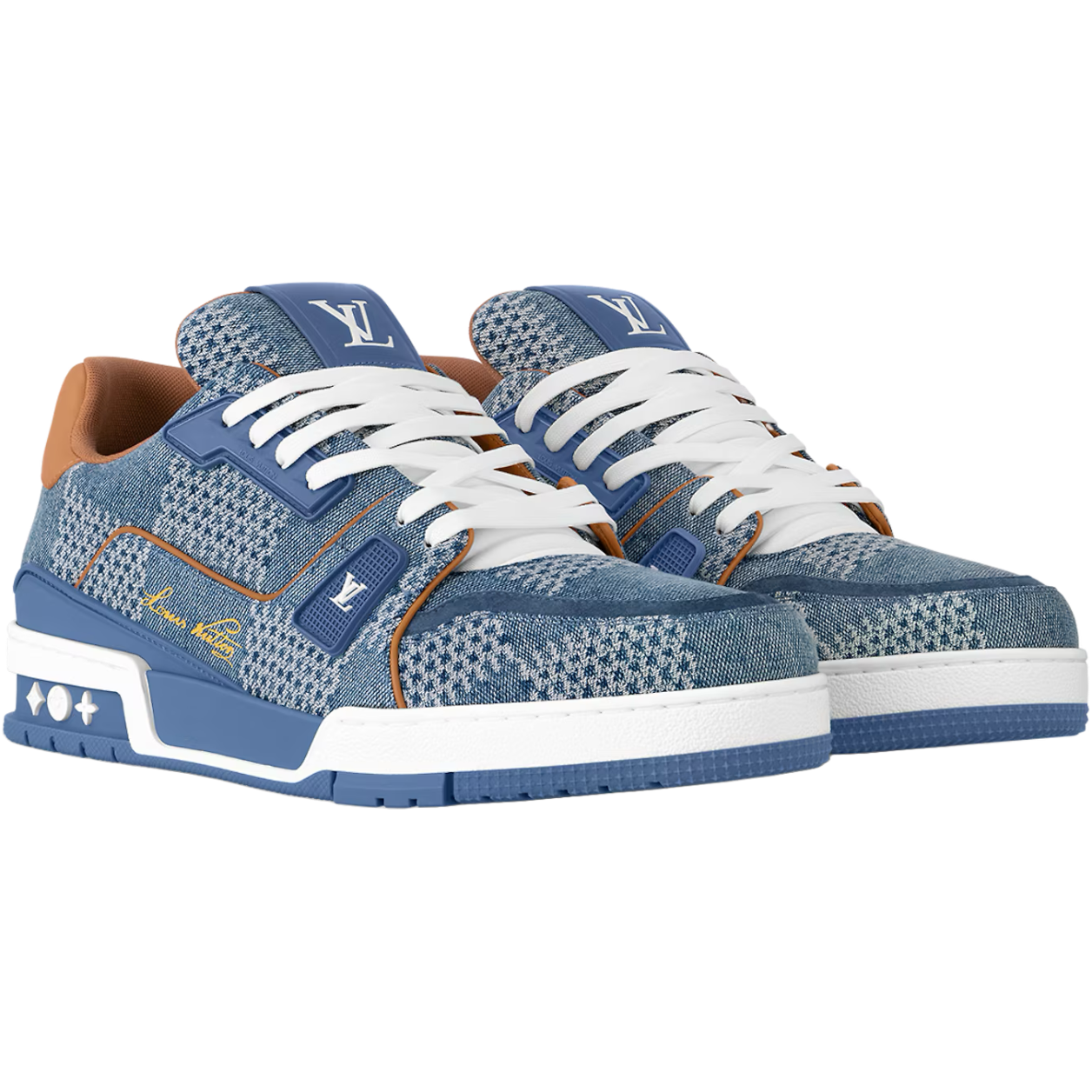 LV Trainer '#54 Signature - Khaki Blue'