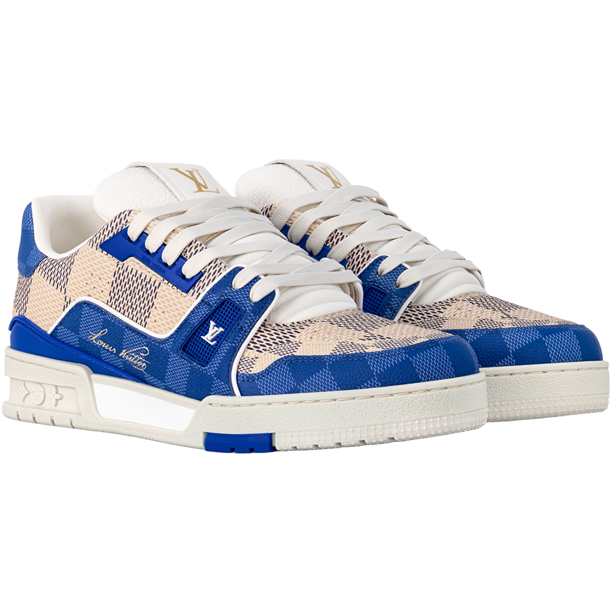 LV Trainer '#54 - Monogram Blue'