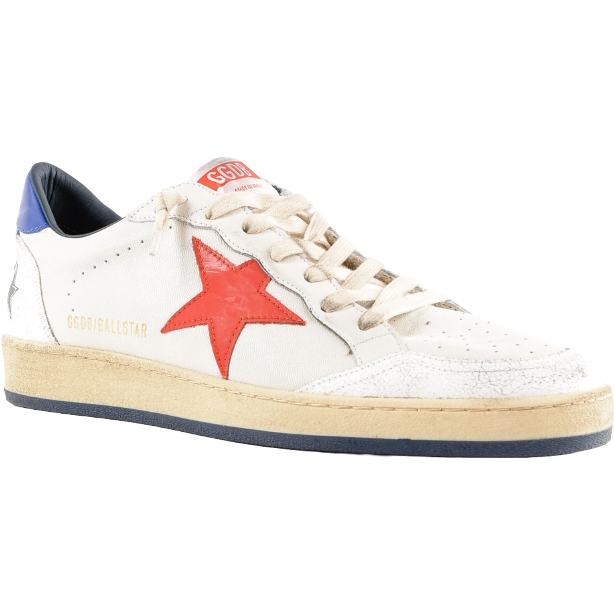 GG 'Ball-Star Red Star Blue Heel Tab'