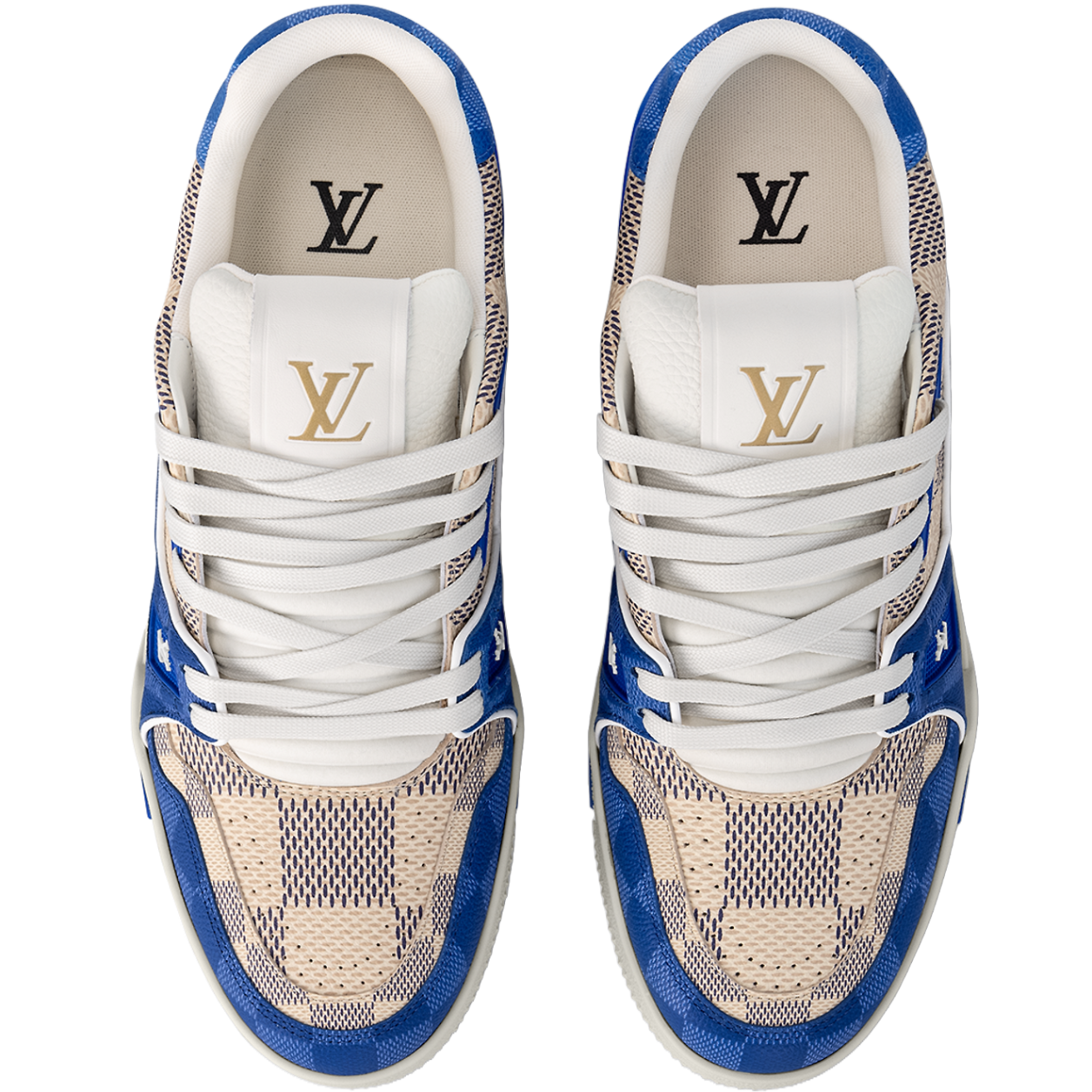 LV Trainer '#54 - Monogram Blue'