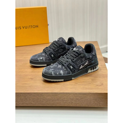 LV Trainer 'Black Grey Denim'