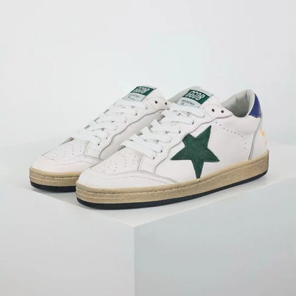 GG 'Ball-Star Green Star Blue Heel Tab'