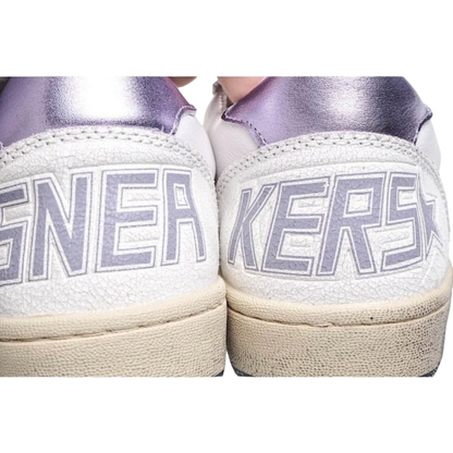 GG 'Ball-Star Glitter Star Purple Heel Tab'