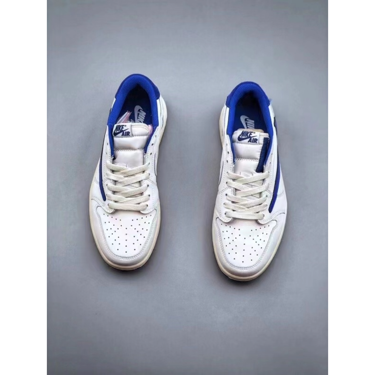 AJ 1 Low x Travis Scott x Fragment Design 'Military Blue'