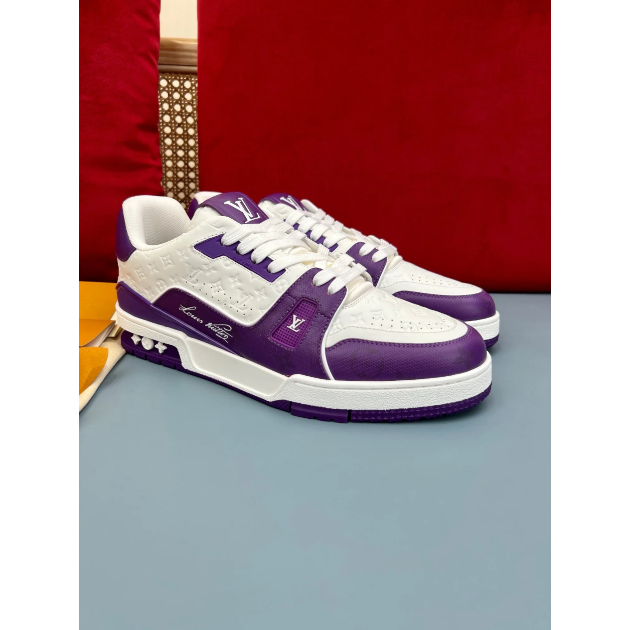 LV Trainer '#54 Mini Monogram - Purple'