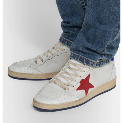 GG 'Ball-Star Red Star Blue Heel Tab'