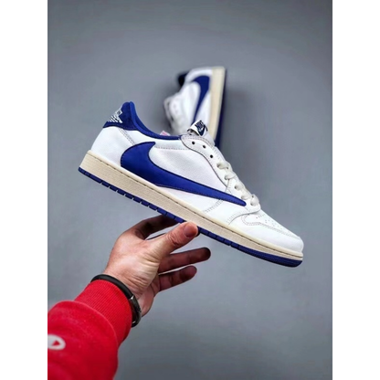 AJ 1 Low x Travis Scott x Fragment Design 'Military Blue'