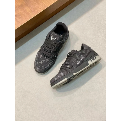 LV Trainer 'Black Grey Denim'