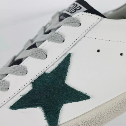 GG 'Ball-Star Green Star Silver Heel Tab'