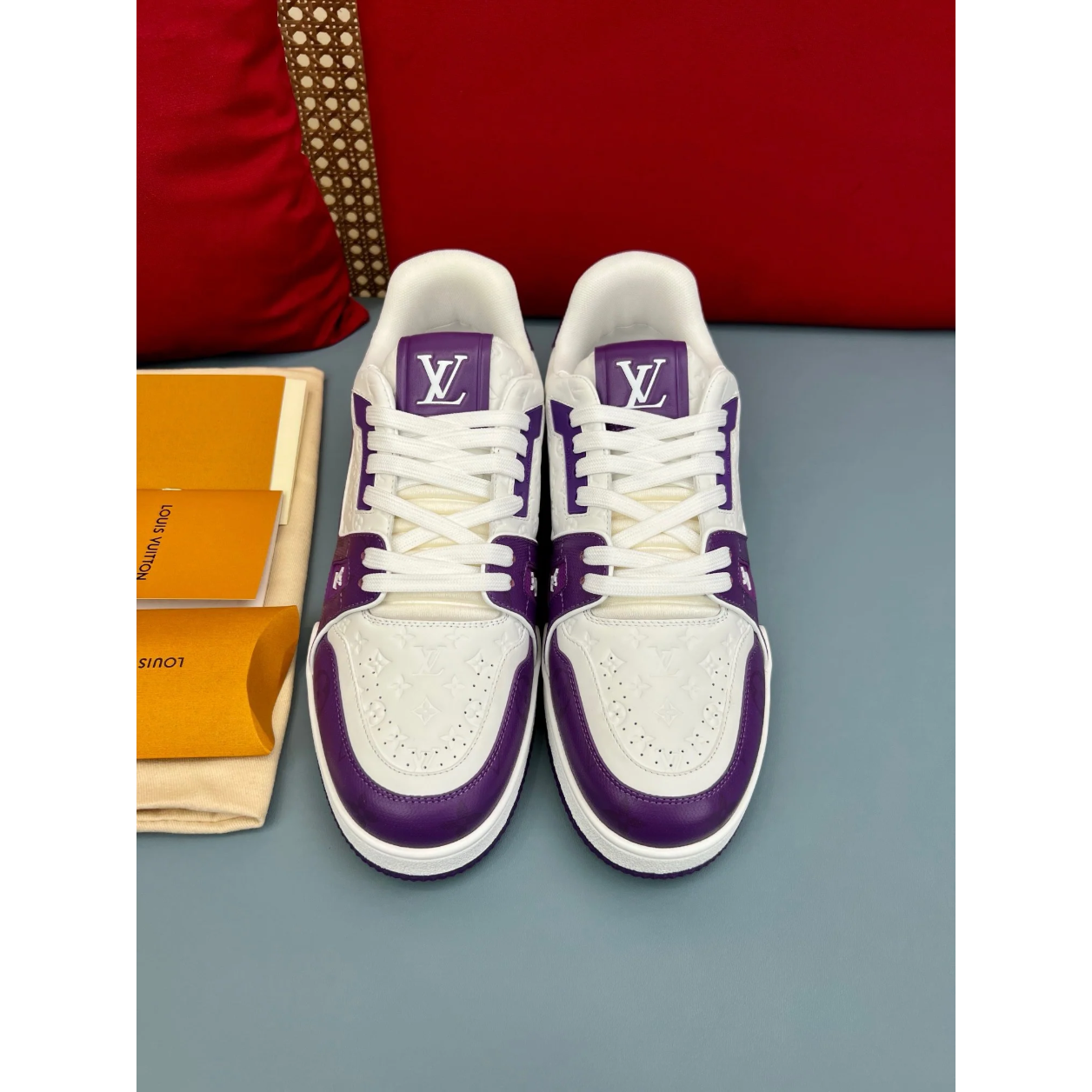 LV Trainer '#54 Mini Monogram - Purple'