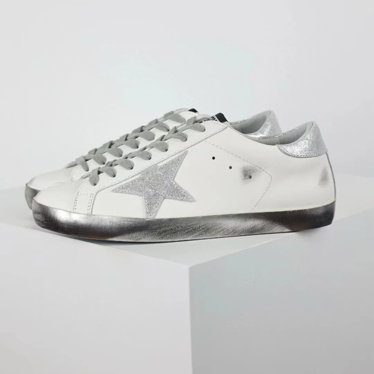 GG 'Ball-Star Silver Star Silver Heel Tab Silver Base'