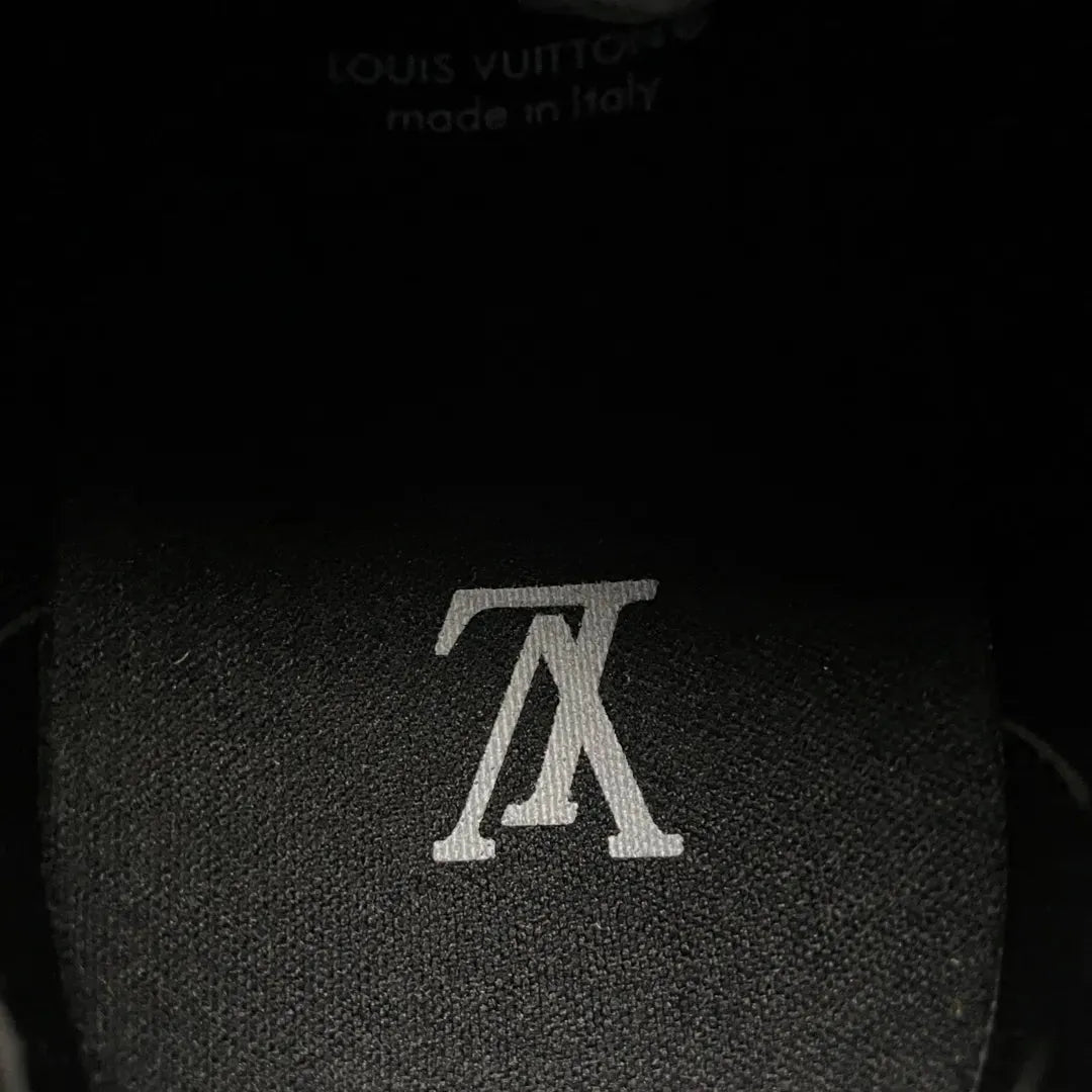 LV Trainer Velcro Strap 'Black Monogram Denim'