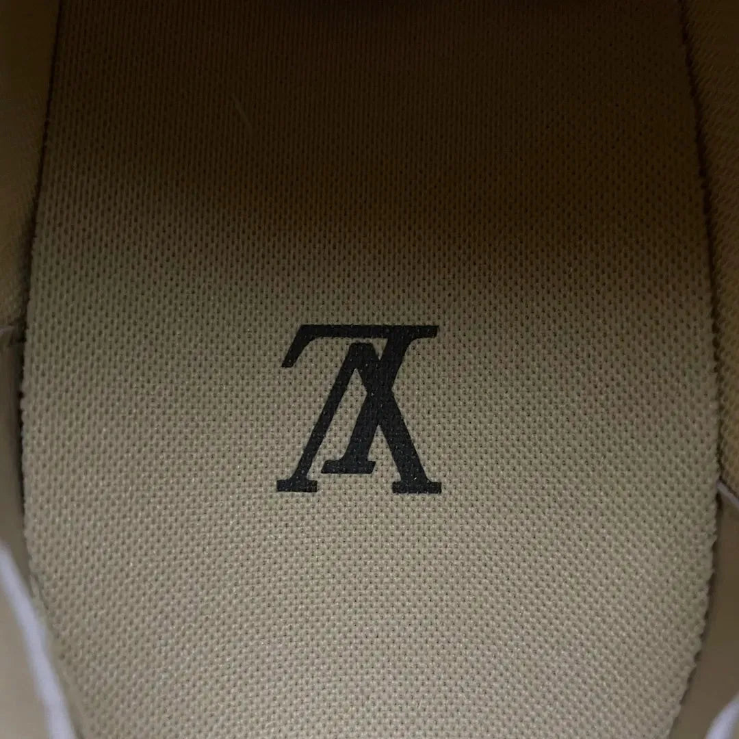 LV Trainer Velcro Strap 'Beige Monogram Denim'