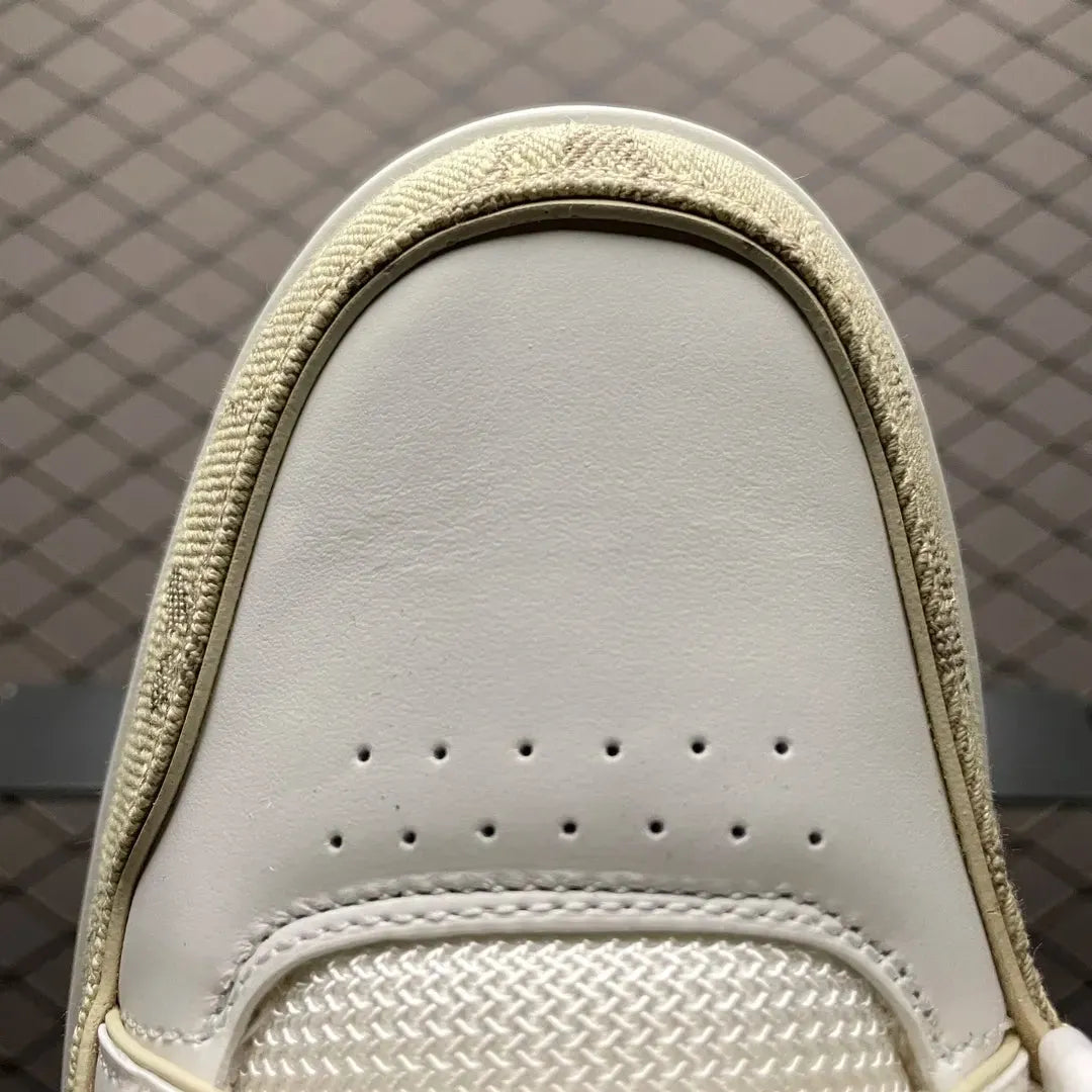 LV Trainer Velcro Strap 'Beige Monogram Denim'