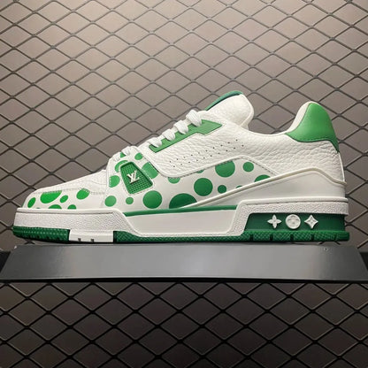 LV Trainer x Yayoi Kusama 'Infinity Dots - Green'