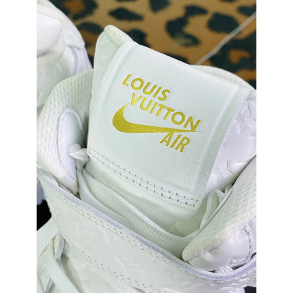 AF 1 Mid x LV 'Triple White'