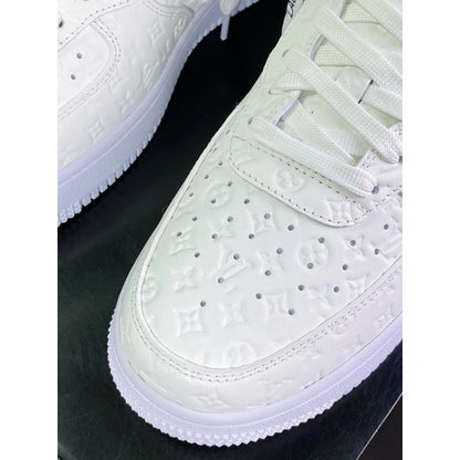 AF 1 Mid x LV 'Triple White'