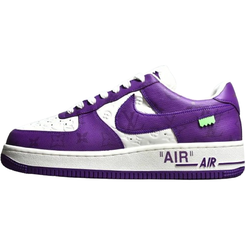 AF 1 Low x LV 'Purple' Customs