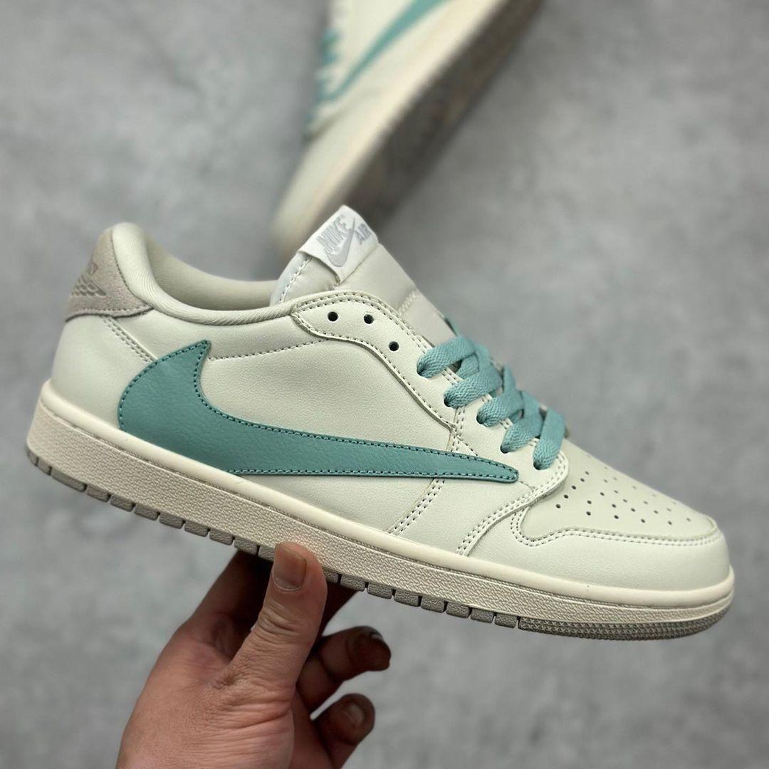 AJ 1 Retro Low x Travis Scott 'Tiffany' Customs