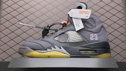 AJ 5 Retro SP x OW 'Muslin'