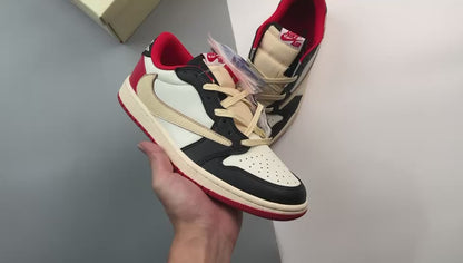 AJ 1 Retro Low x Travis Scott 'Red' Customs