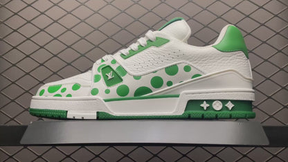 LV Trainer x Yayoi Kusama 'Infinity Dots - Green'