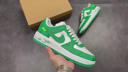 AF 1 Low x LV 'White Gym Green'