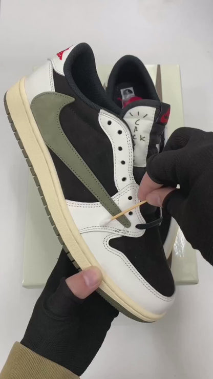 AJ 1 Retro Low x Travis Scott 'Olive'