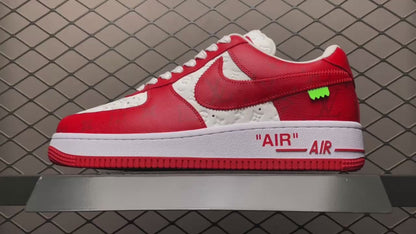 AF 1 Low x LV 'White Comet Red'