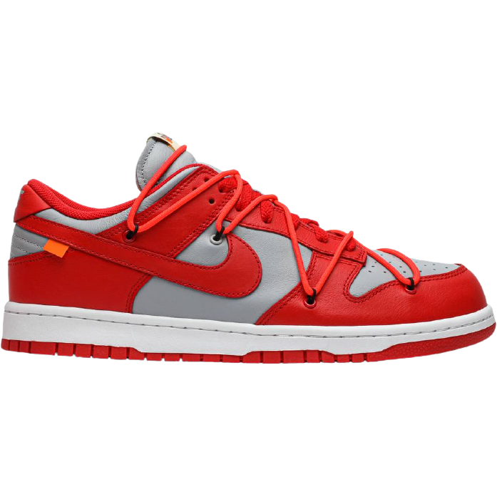 Dunk Low x OW 'University Red'