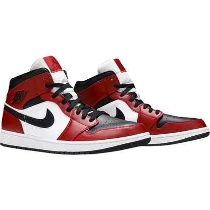 AJ 1 Mid 'Chicago Black Toe'