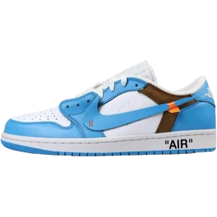 AJ 1 Low x OW 'University Blue' Customs