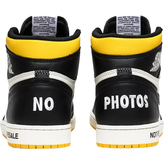 AJ 1 Retro High OG NRG Not For Resale Yellow The Snkr Scout