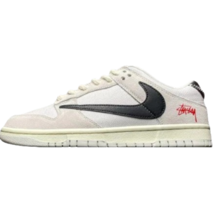 Dunk Low SB x Stussy 'Cream Black'