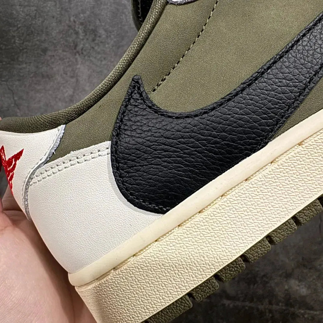 AJ 1 Retro Low x Travis Scott 'Medium Olive' - Image 4