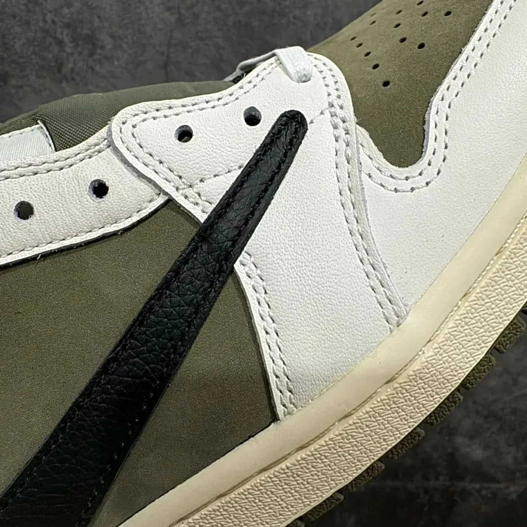 AJ 1 Retro Low x Travis Scott 'Medium Olive' - Image 5