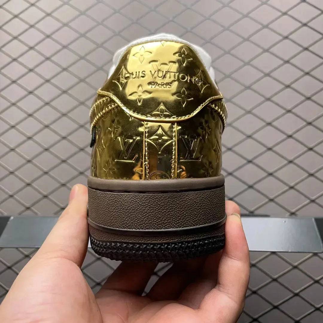 AF 1 Low x LV 'Metallic Gold' - Image 6