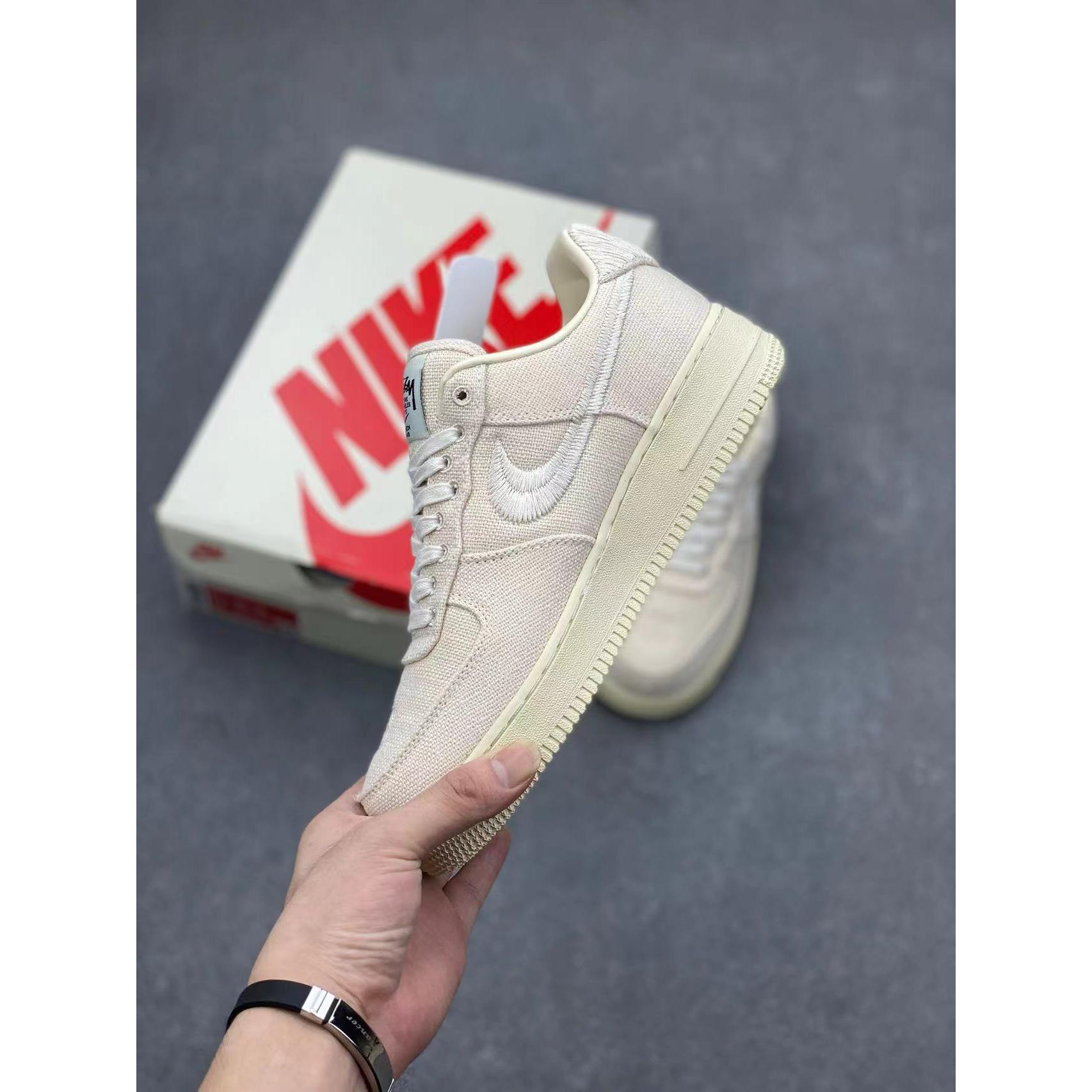 AF 1 Low x Stussy 'Fossil' - Image 4