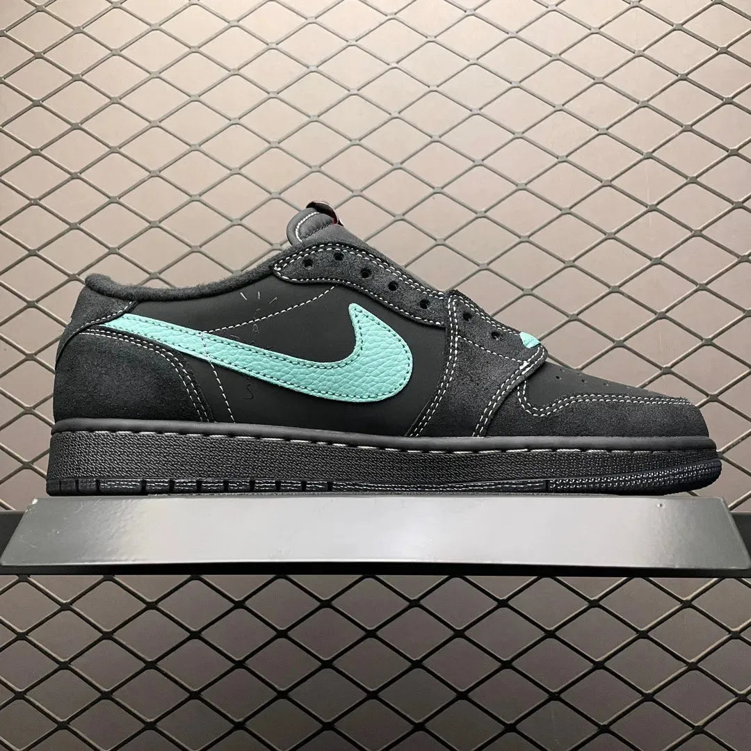 AJ 1 Retro Low x Travis Scott 'Tiffany Phantom' Customs - Image 7