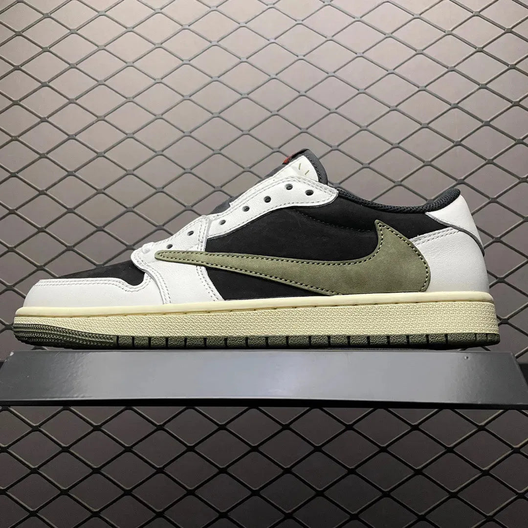 AJ 1 Retro Low x Travis Scott 'Olive' - Image 7