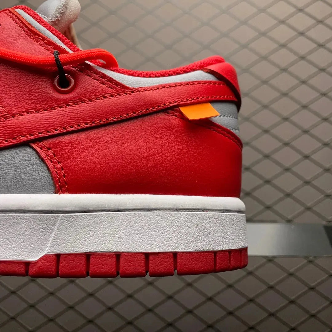 Dunk Low x OW 'University Red' - Image 3