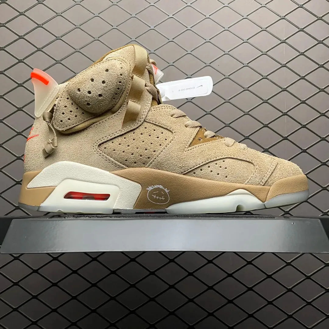 AJ 6 Retro x Travis Scott 'British Khaki' - Image 9