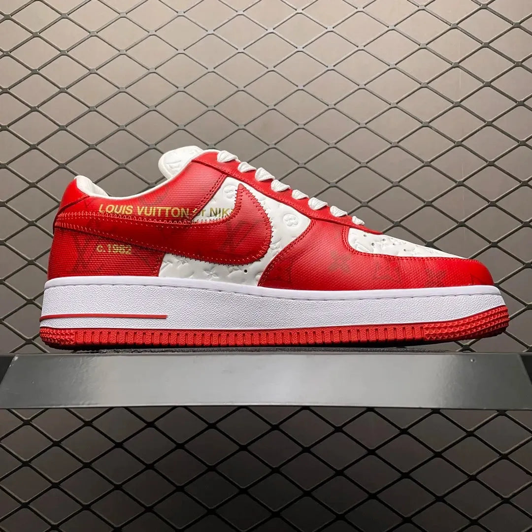 AF 1 Low x LV 'White Comet Red' - Image 7