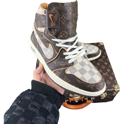 AJ 1 High x LV Customs - Image 2