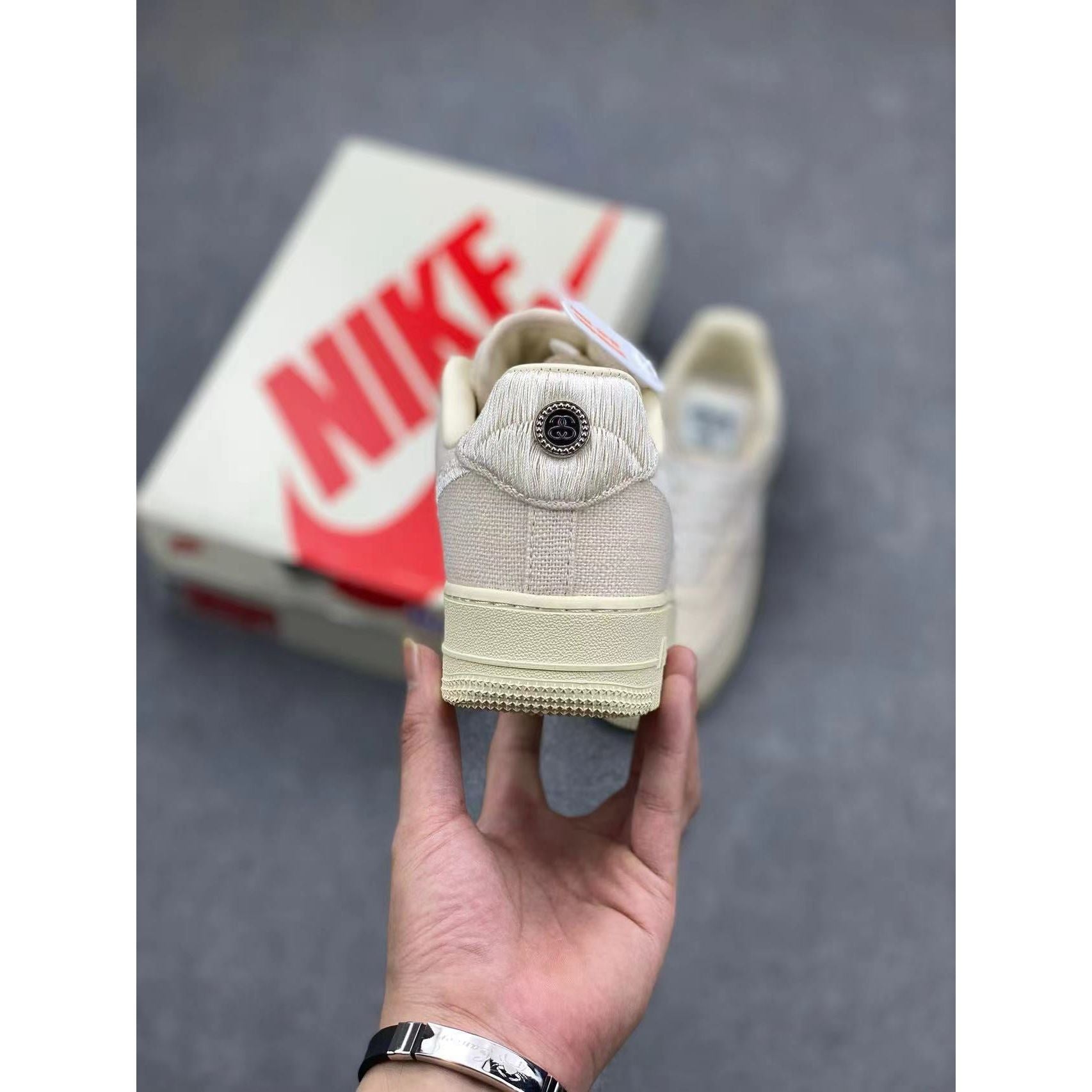 AF 1 Low x Stussy 'Fossil' - Image 5