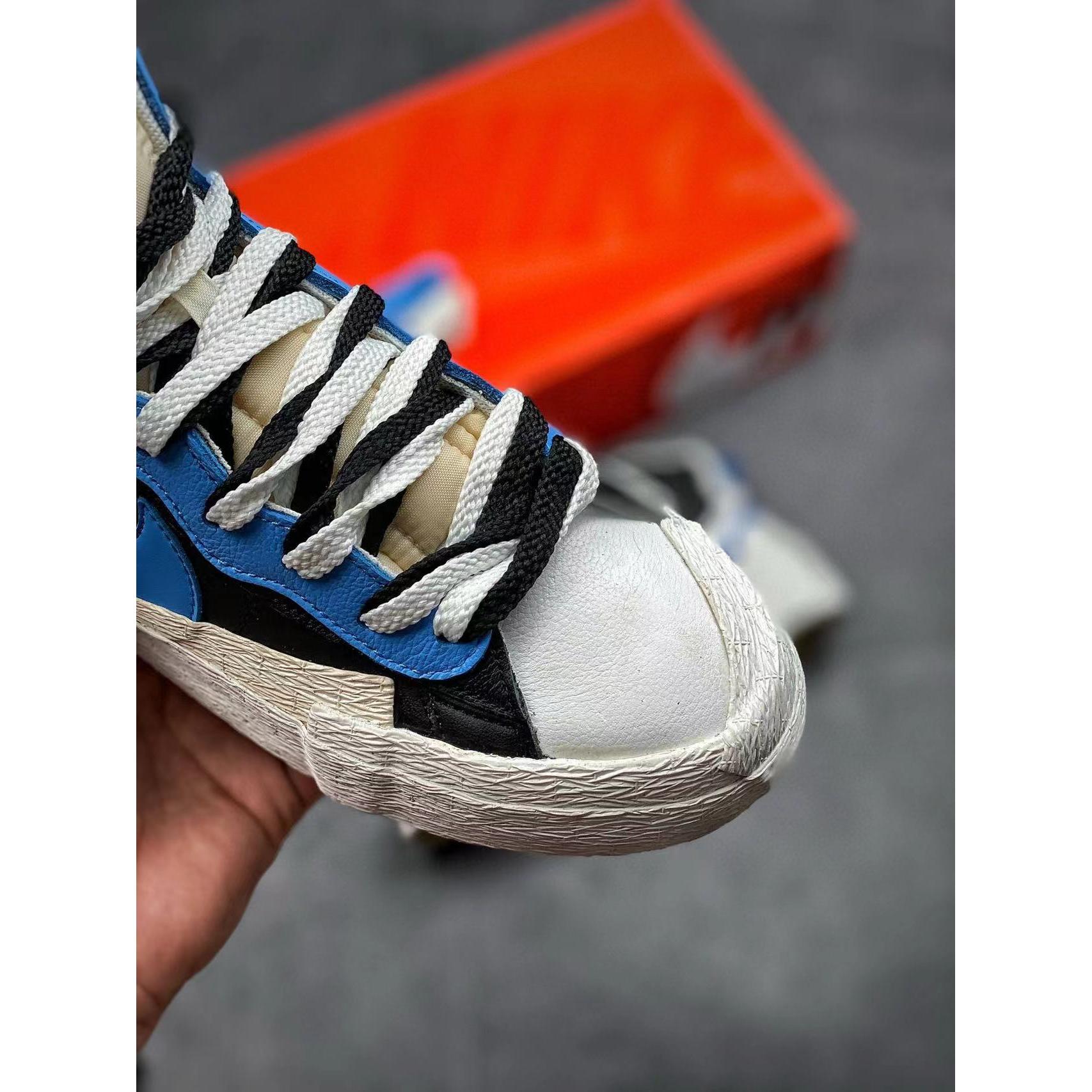 Sacai x Blazer Mid 'Black Blue' - Image 3