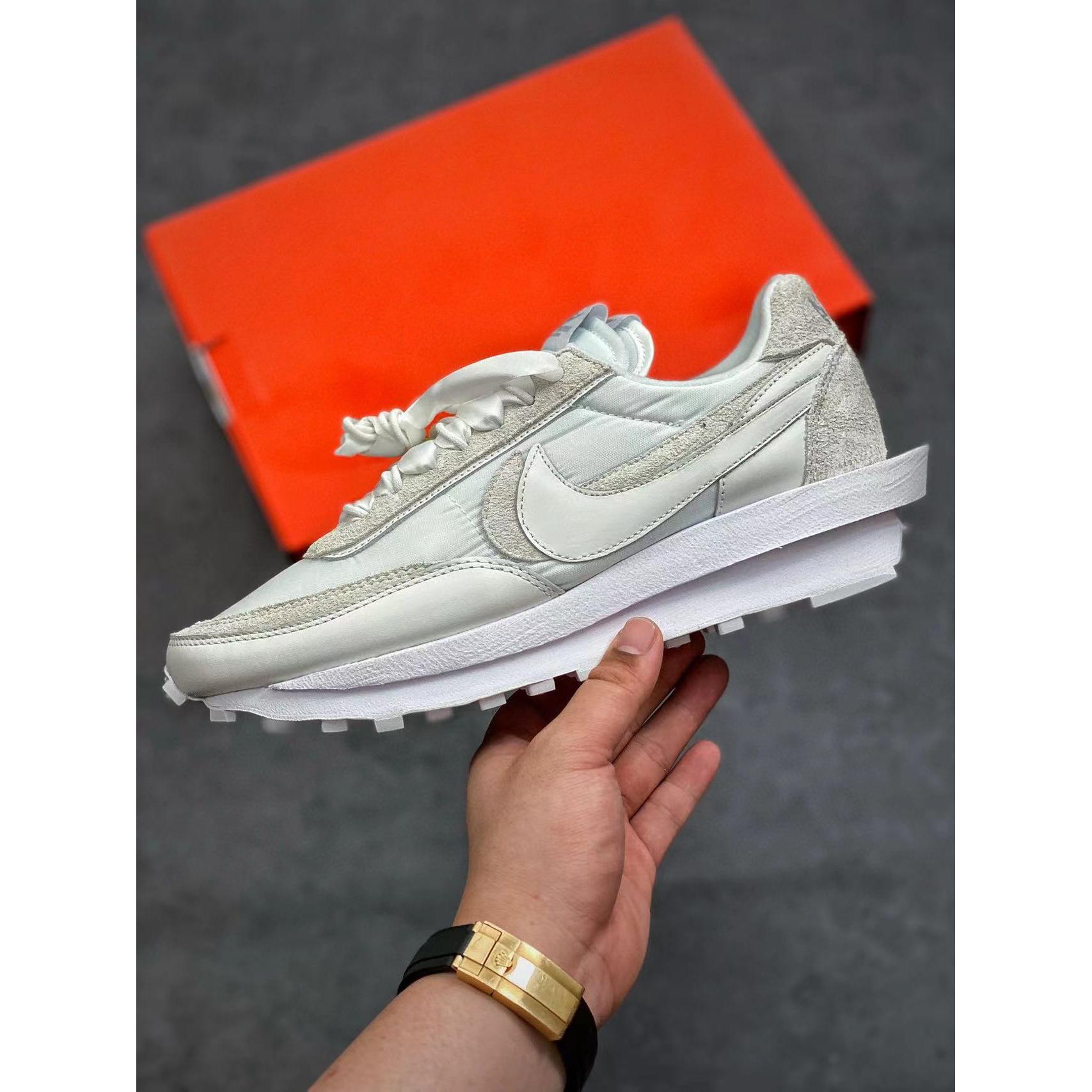 Sacai x LDWaffle 'White Nylon' - Image 8